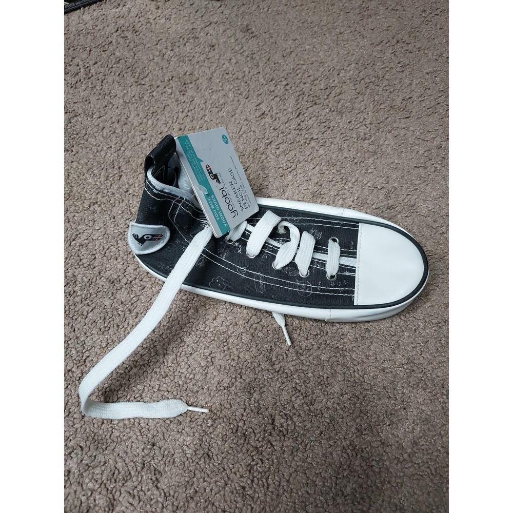 NEW Yoobi Sneaker High Top Pencil Case - Black & White